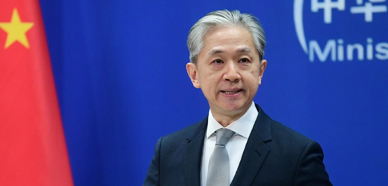 Wang Wenbin, porta-voz da Chancelaria chinesa