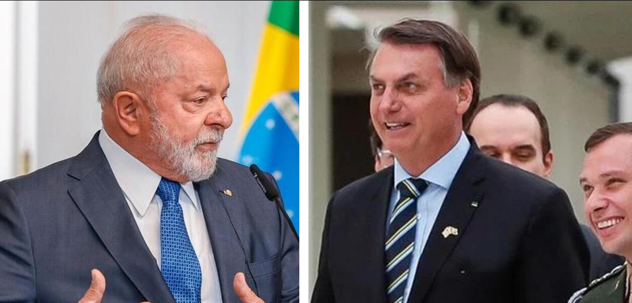 Montagem (da esq. para a dir.): Luiz Inácio Lula da Silva, Jair Bolsonaro e o tenente-coronel Mauro Cid