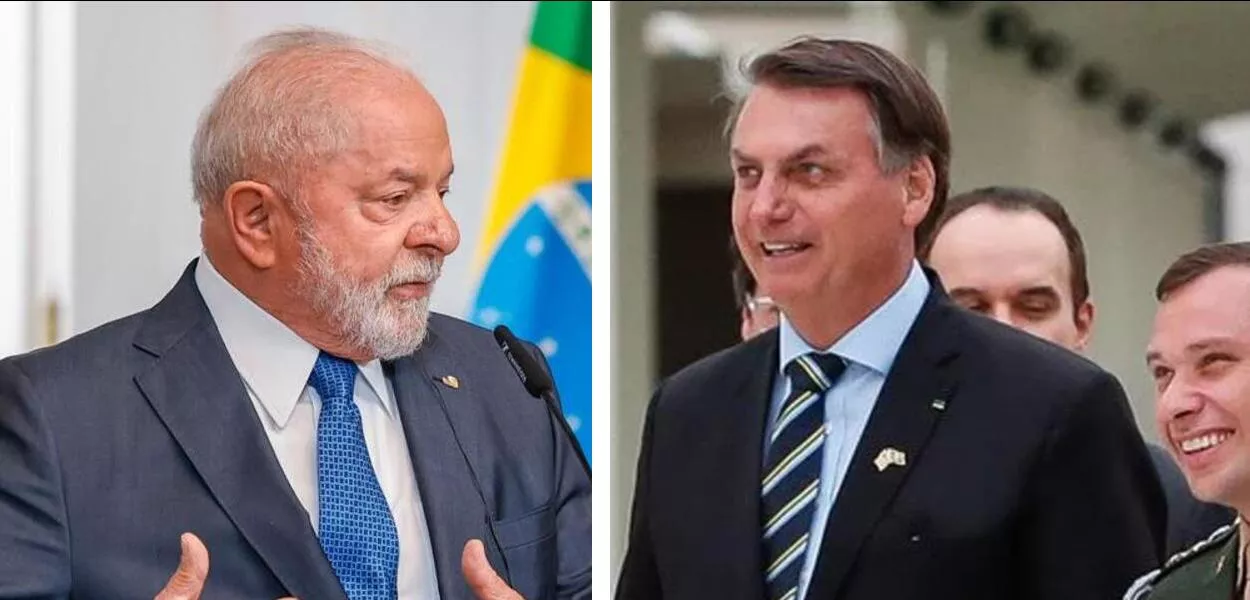 Montagem (da esq. para a dir.): Luiz Inácio Lula da Silva, Jair Bolsonaro e o tenente-coronel Mauro Cid