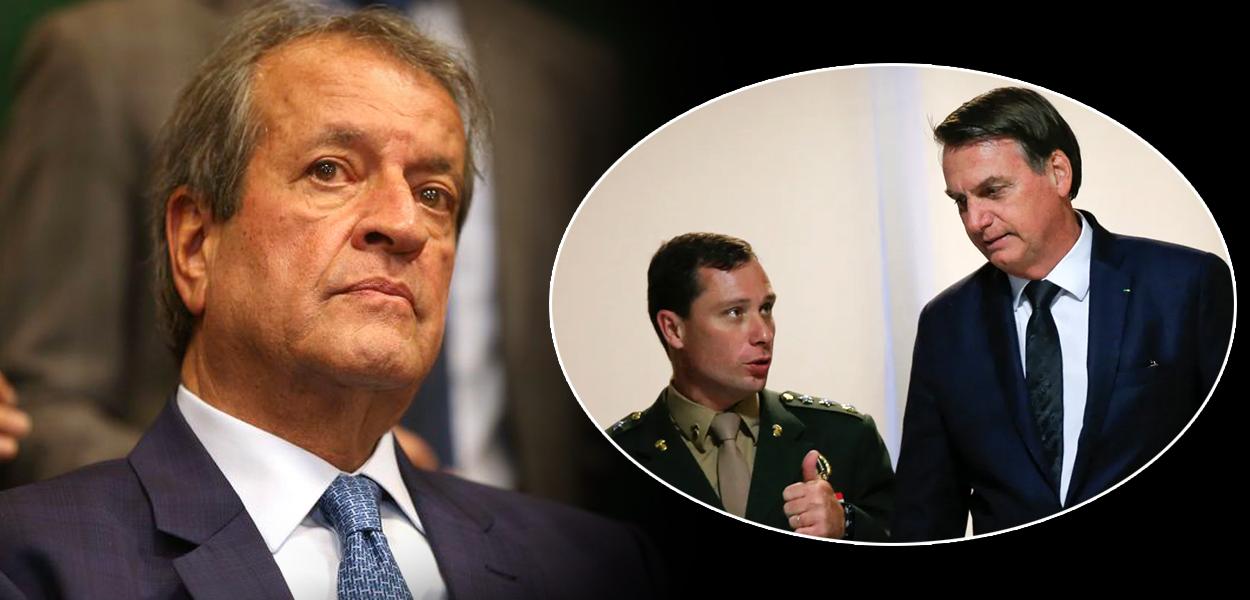 Presidente do PL, Valdemar Costa Neto, Mauro Cid e Jair Bolsonaro