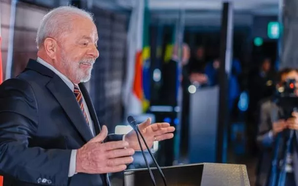 Lula em entrevista coletiva após o G7 no Japão