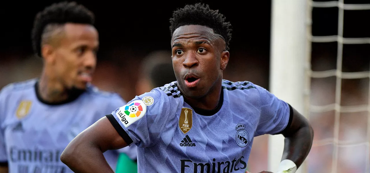 Vinícius Júnior denuncia  atos racistas em jogo contra o Valencia