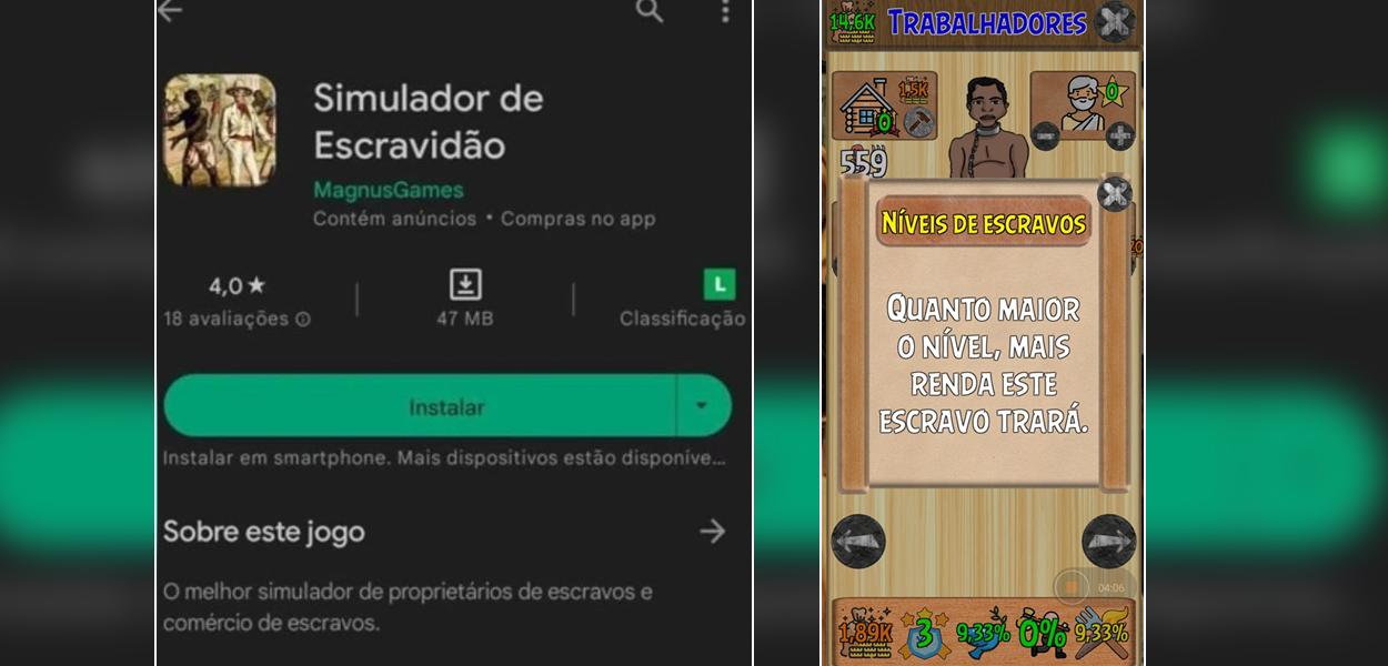 Simulador de escravidão': jogo 'ensinava' a comprar e punir escravos -  DiversEM - Estado de Minas