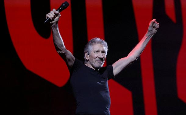 Roger Waters durante show em Los Angeles, EUA