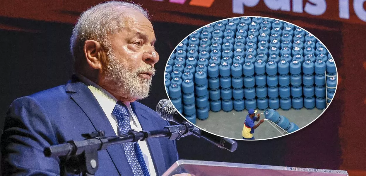 Lula e gás de cozinha