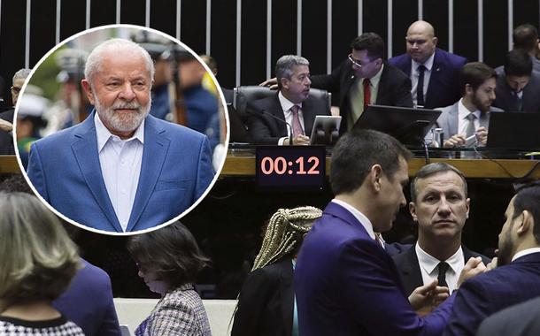 Presidente Lula e plenário da Câmara