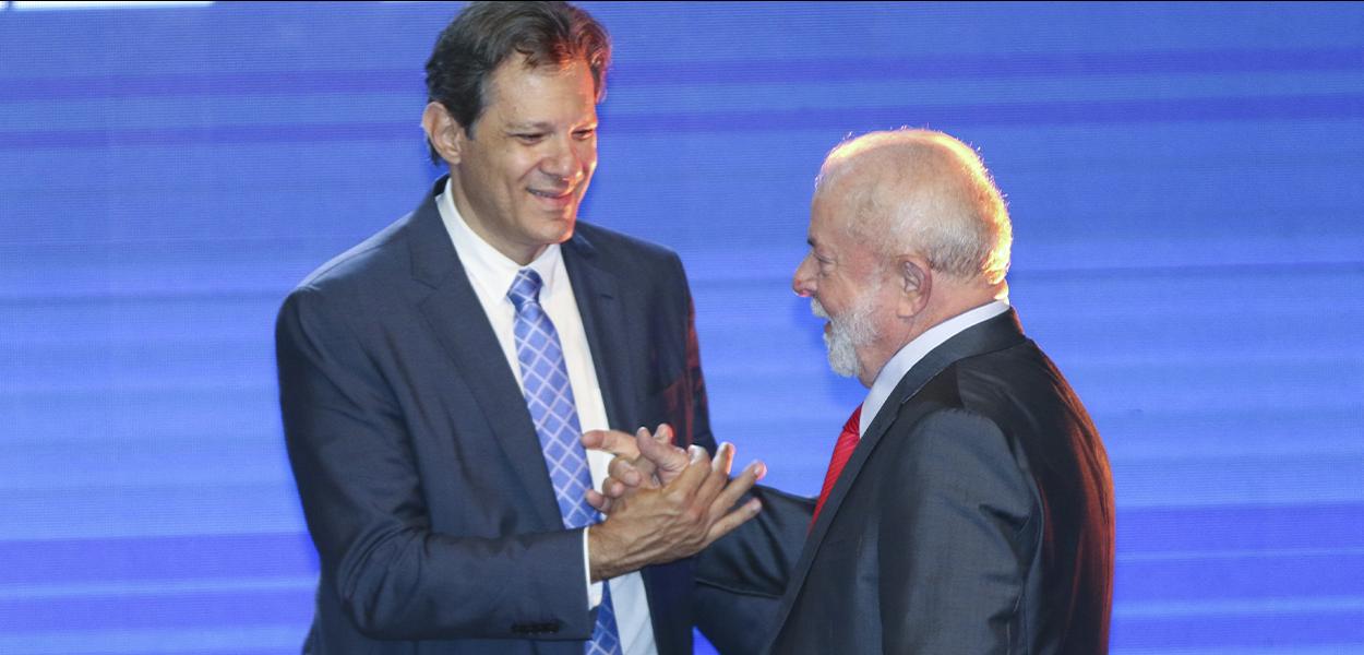 Fernando Haddad e Luiz Inácio Lula da Silva