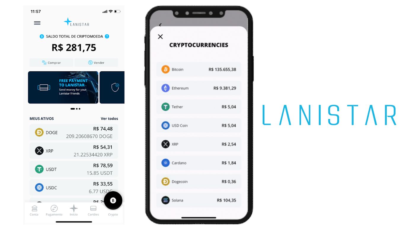 Atualização do App Lanistar é lançada no Brasil e viabiliza usuários com funcionalidade de compra e venda de cripto