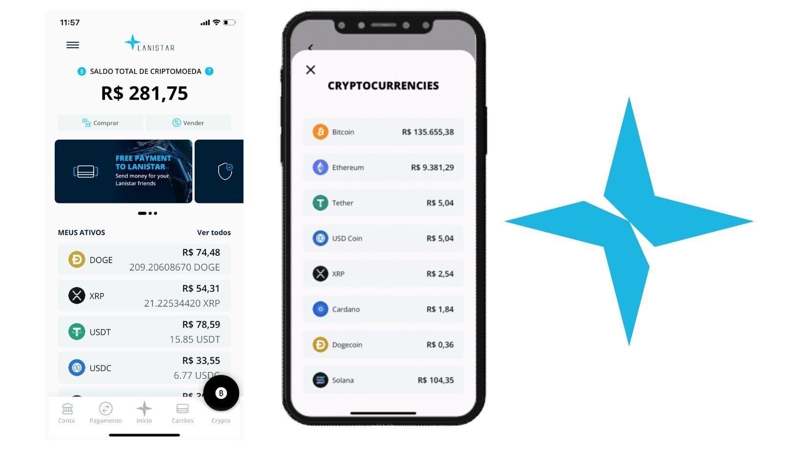 Atualização do App Lanistar é lançada no Brasil e viabiliza usuários com funcionalidade de compra e venda de cripto