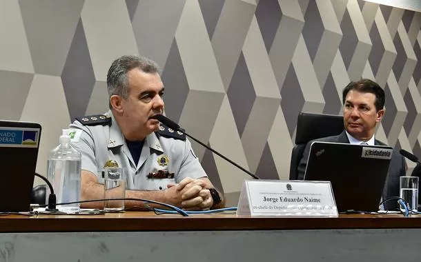 Coronel Naime diz à CPI do 8/1 que "quase foi agredido" por soldado do GSI de Bolsonaro