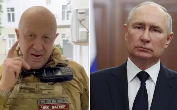 Yevgeny Prigozhin e Vladimir Putin