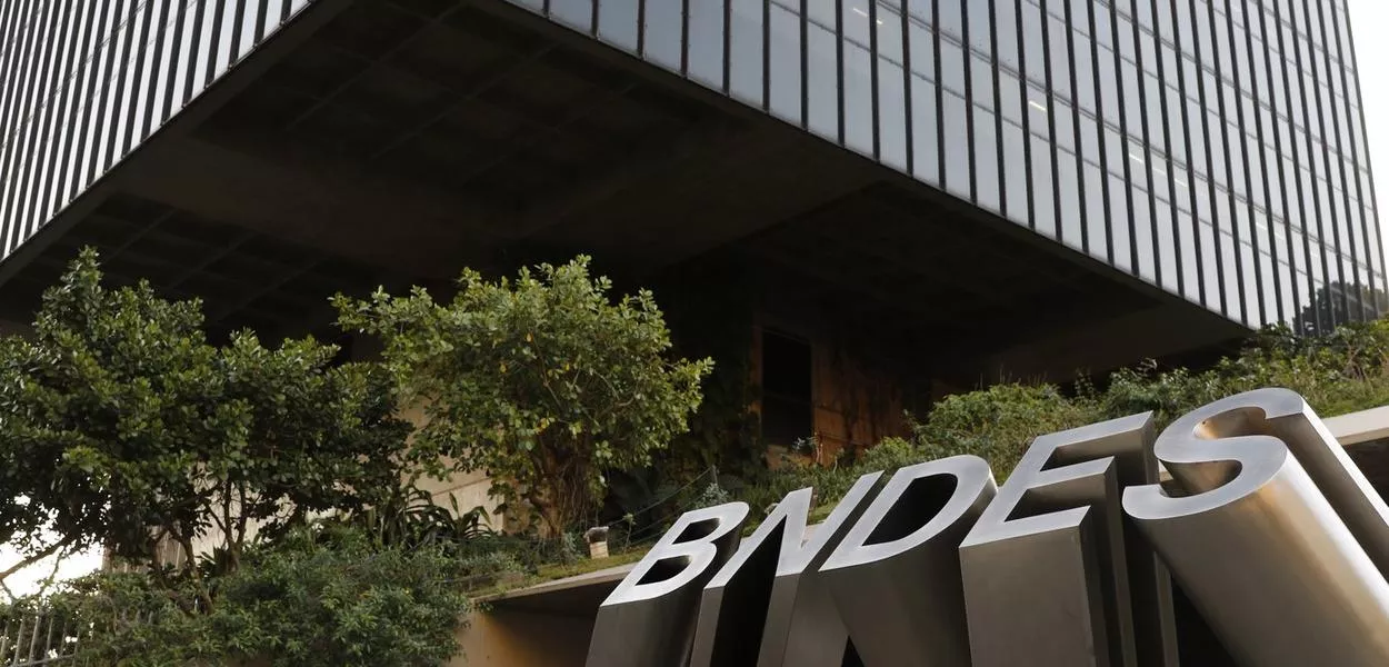 Edifício sede do BNDES, Banco Nacional de Desenvolvimento Econômico e Social, no Centro do Rio.