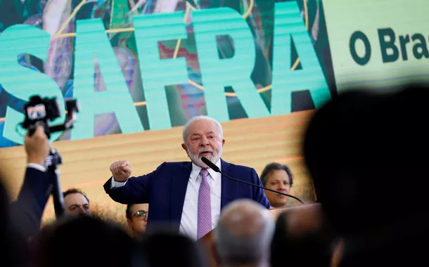 Presidente Lula durante cerimônia de lançamento do Plano Safra, em Brasília 27/06/2023