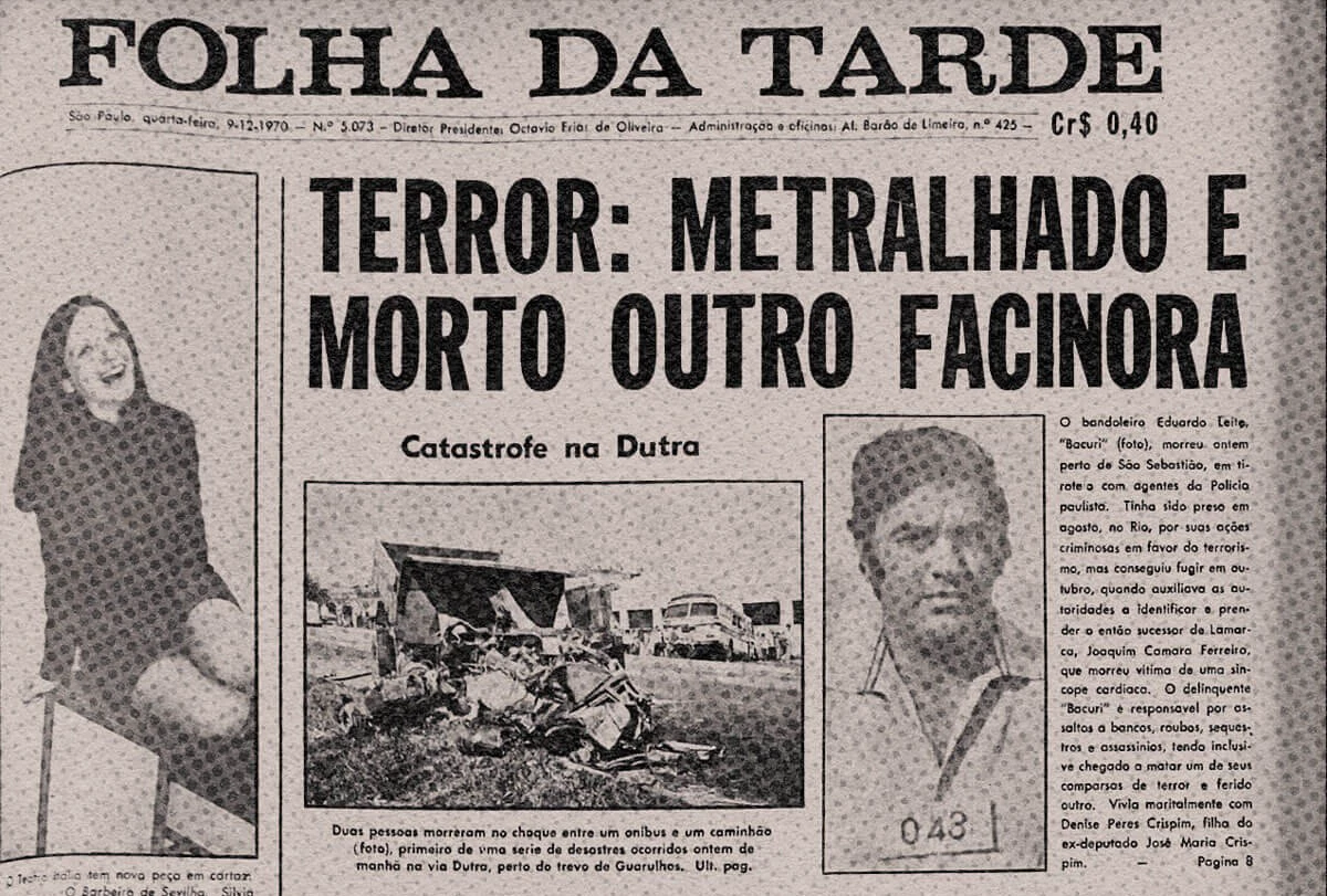 Folha da Tarde chamava militantes políticosaposta betesporte“facínoras”, “assassinos”, “maníacos” e “loucos”