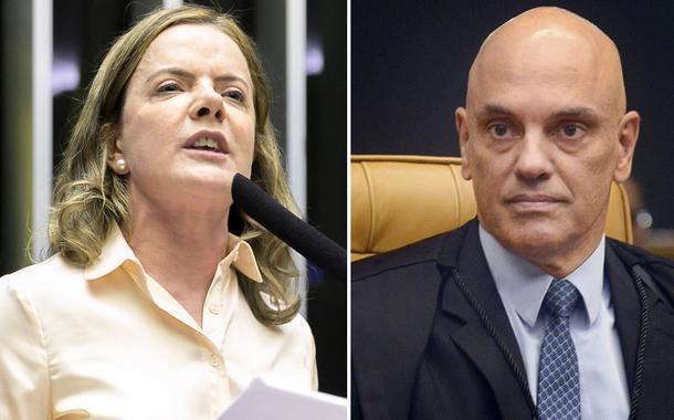 Gleisi pede punição para golpistas e defende regulamentação de redes sociais por planos e ameaças contra Moraes