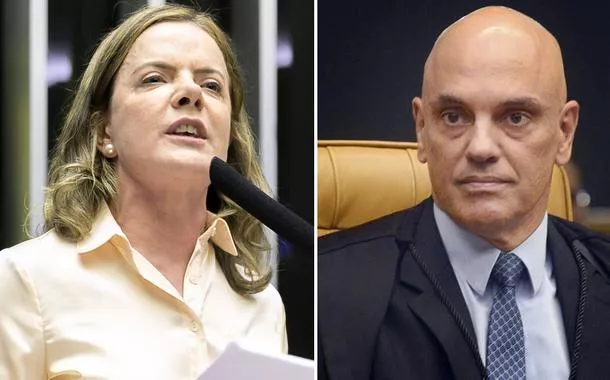 "Qual o interesse da Folha em sua campanha contra o ministro Alexandre de Moraes?", questiona Gleisi Hoffmann