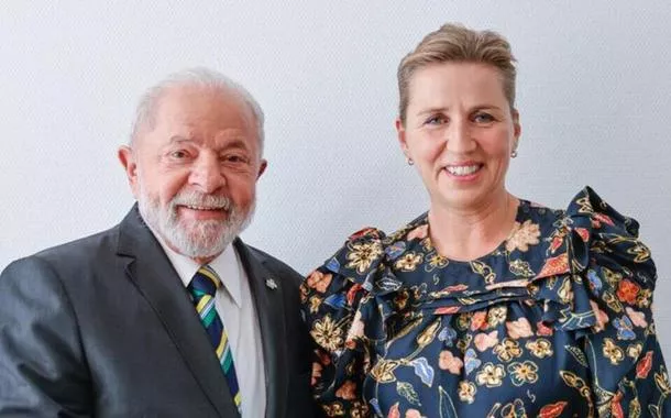 Lula e Mette Frederiksen