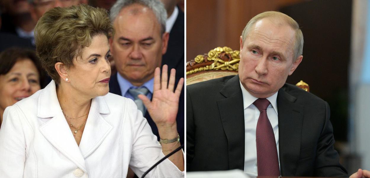 Presidenta Dilma Rousseff durante encontro privado com o Presidente da Federação  Russa, Vladimir Putin. Moscou - Rússia