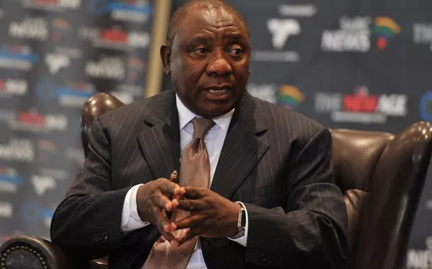 Cyril Ramaphosa, presidente da África do Sul