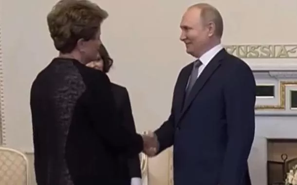 Dilma Rousseff e Vladimir Putin