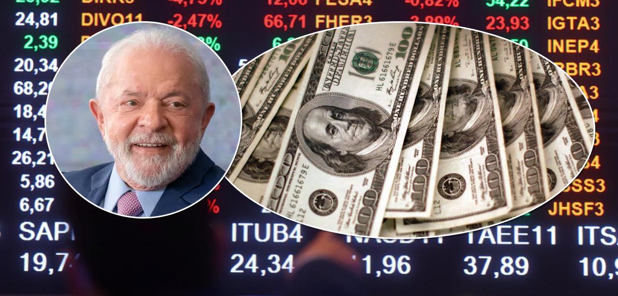 Lula, bolsa de valores e dólares