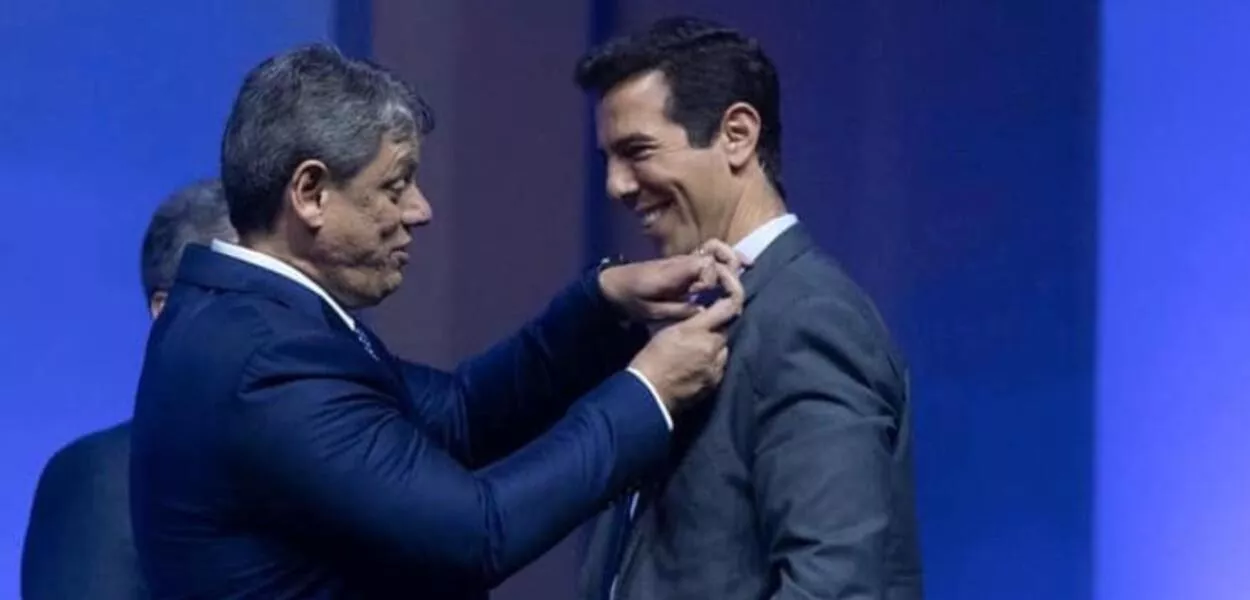 Tarcísio de Freitas e Renato Feder