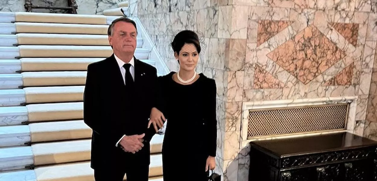 Jair Bolsonaro e Michelle Bolsonaro