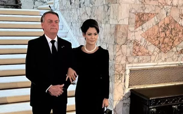 Jair Bolsonaro e Michelle Bolsonaro