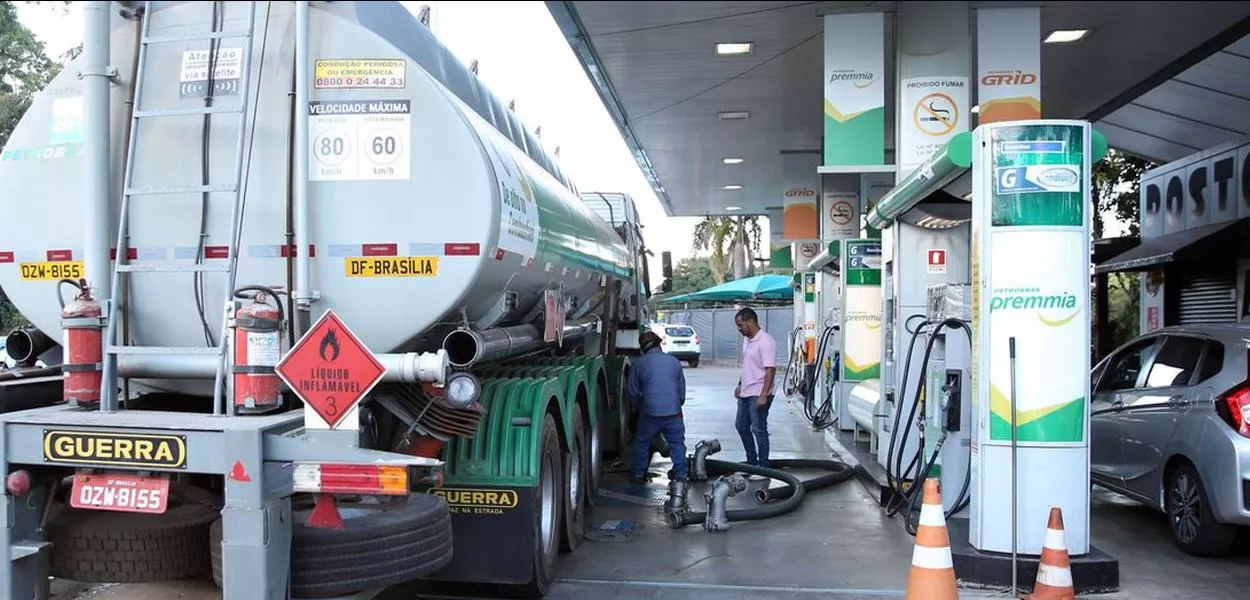 Posto de combustível da Petrobras