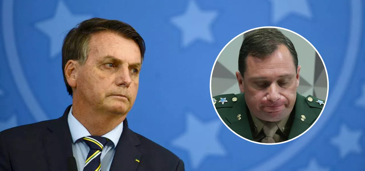 Jair Bolsonaro e Mauro Cid 