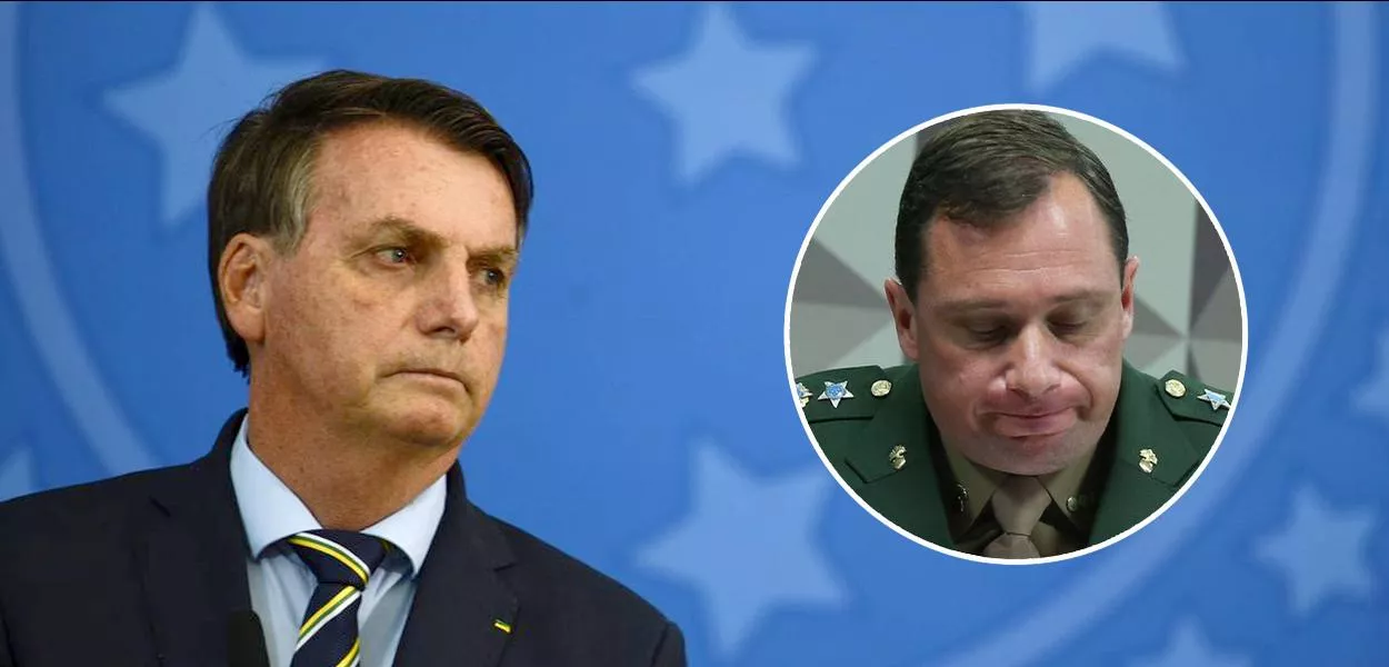Jair Bolsonaro e Mauro Cid 
