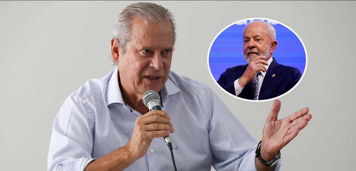 José Dirceu e Luiz Inácio Lula da Silva