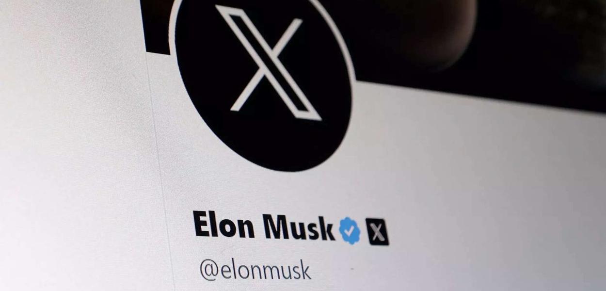 Perfil de Elon Musk na rede social X (antigo Twitter)