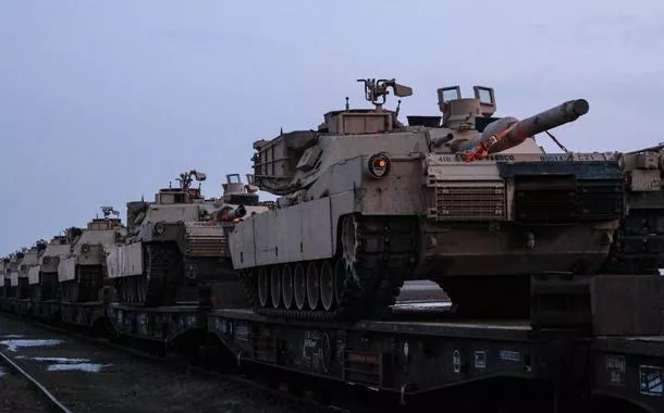 Tanques Abrams dos EUA 