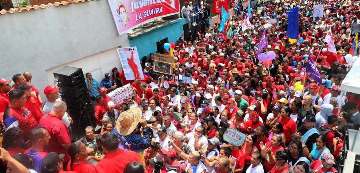 Povo venezuelano se mobiliza contra sanções 