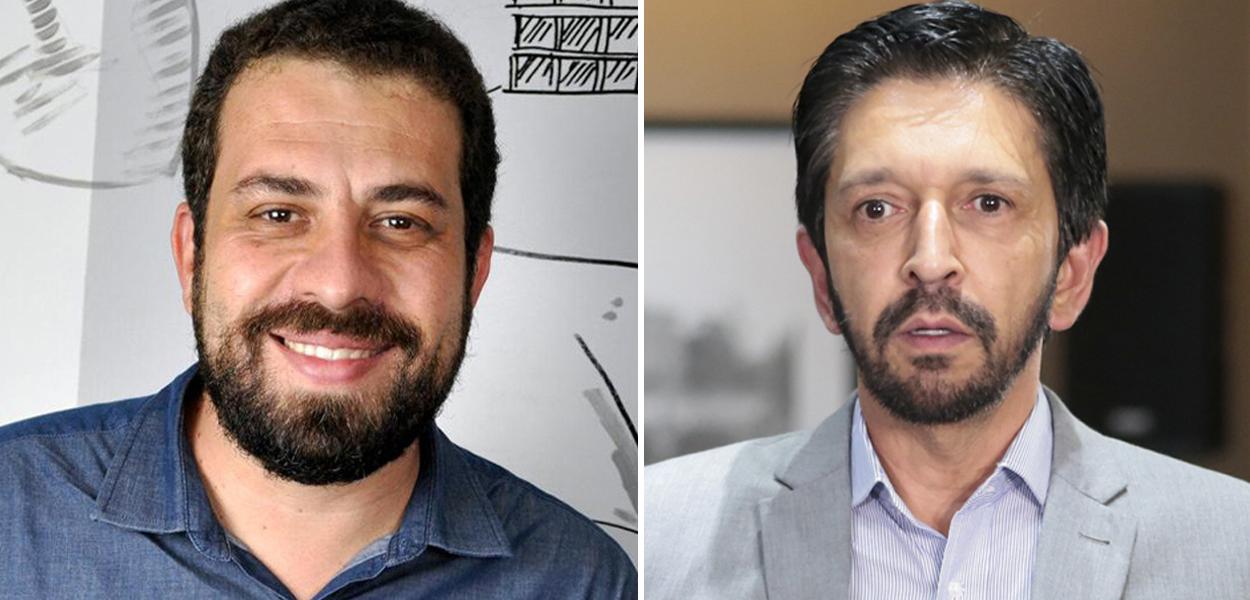 Guilherme Boulos e Ricardo Nunes