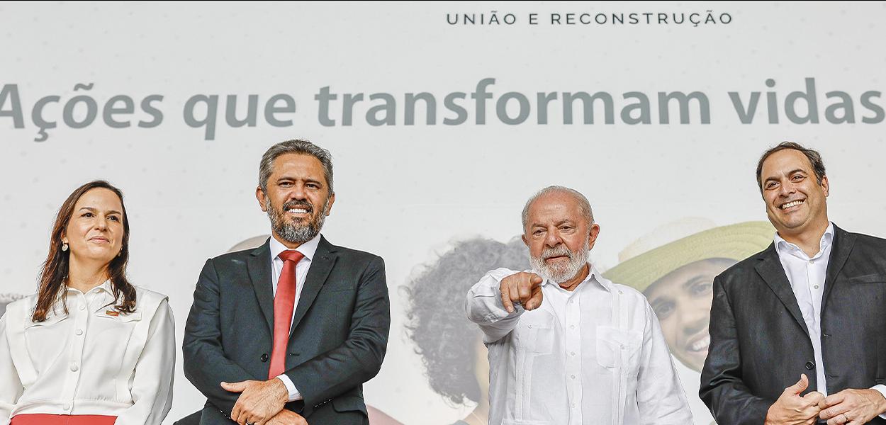 Presidente da República, Luiz Inácio Lula da Silva, durante a cerimônia comemorativa de 18 anos de criação do Programa Agroamigo e de 25 anos do Programa Crediamigo, na sede do Banco do Nordeste. 