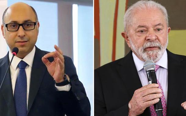 Fernando Fernandes e Luiz Inácio Lula da Silva 