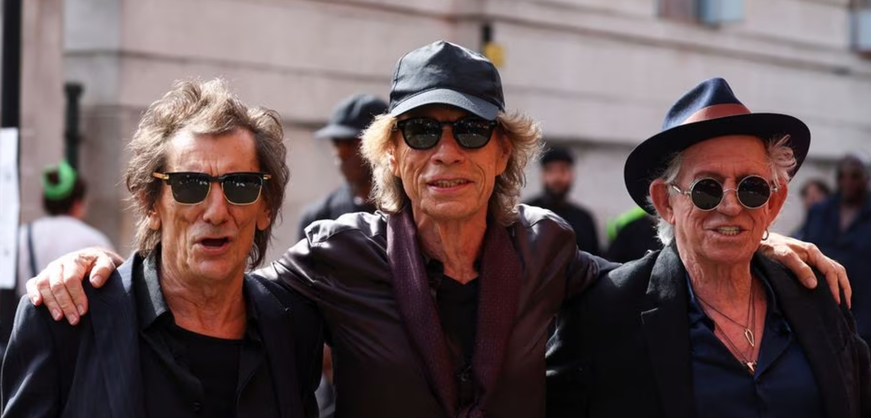 Mick Jagger, Keith Richards e Ronnie Wood