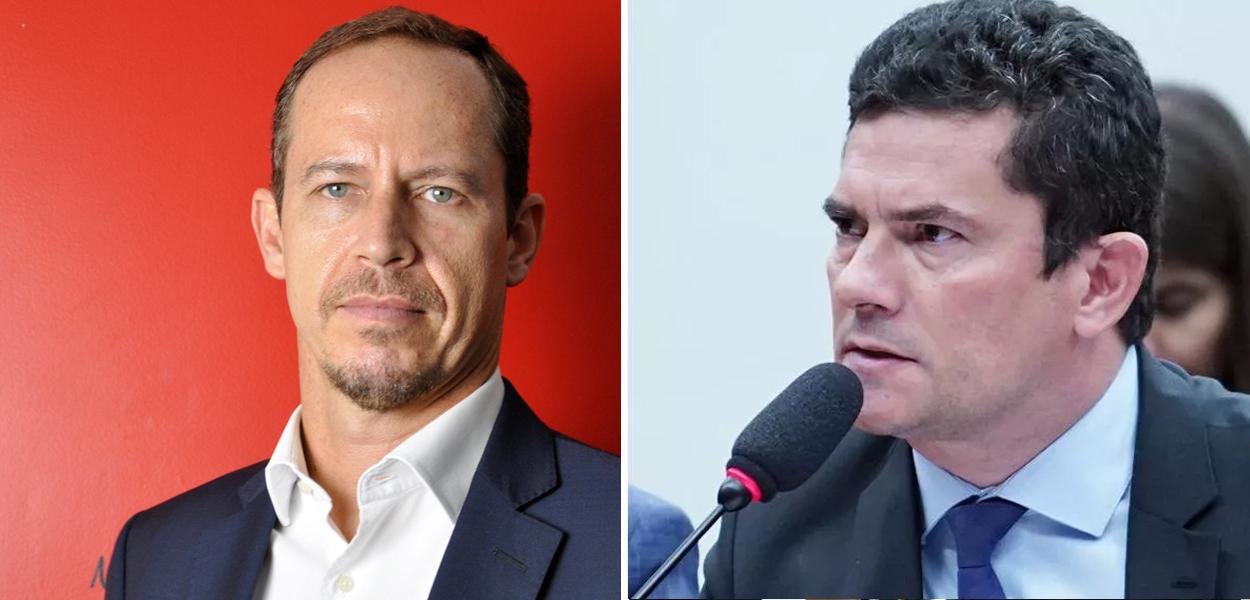 Ricardo Cappelli (à esq.) e Sergio Moro 