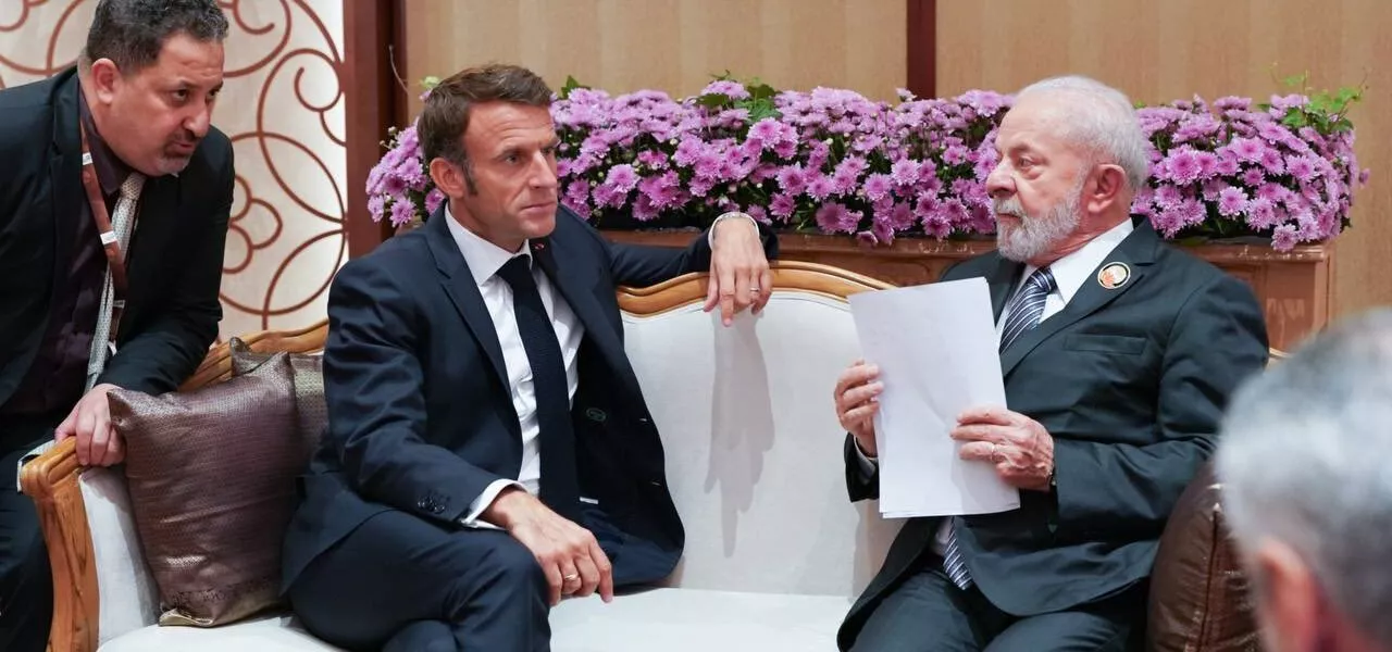 Emmanuel Macron e Lula