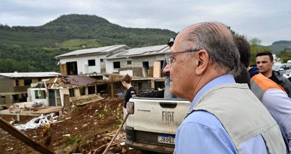 Alckmin visita região atingida por ciclone no RS 10/9/23