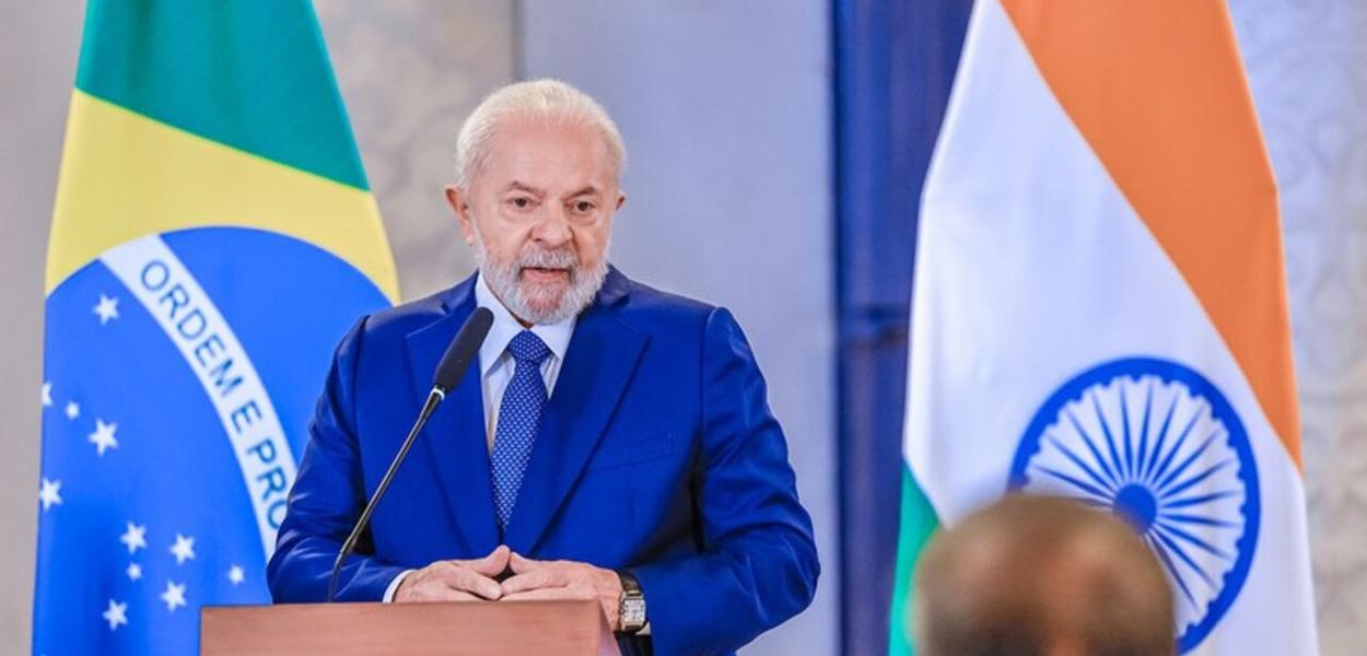 Lula em coletiva de imprensa após cúpula do G20 em Nova Délhi