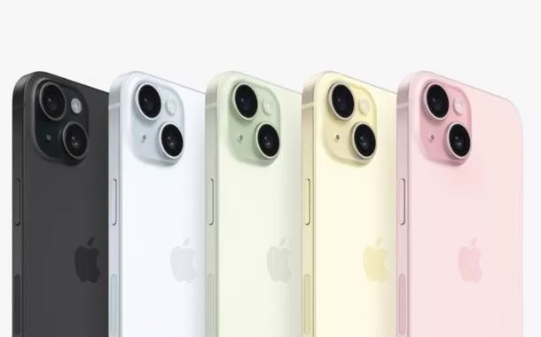 iPhone 15 de diferentes cores