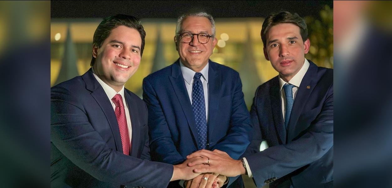 André Fufuca, Alexandre Padilha e Silvio Costa Filho