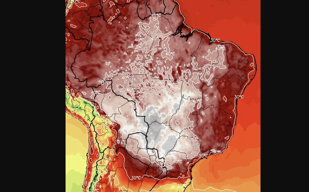 Brasil terá altas temperaturas