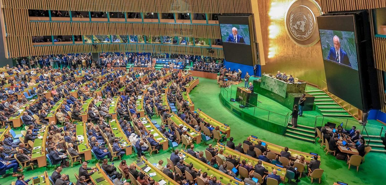 Presidente Luiz Inácio Lula da Silva discursa na abertura da 78ª Assembleia Geral da ONU - 19.09.23
