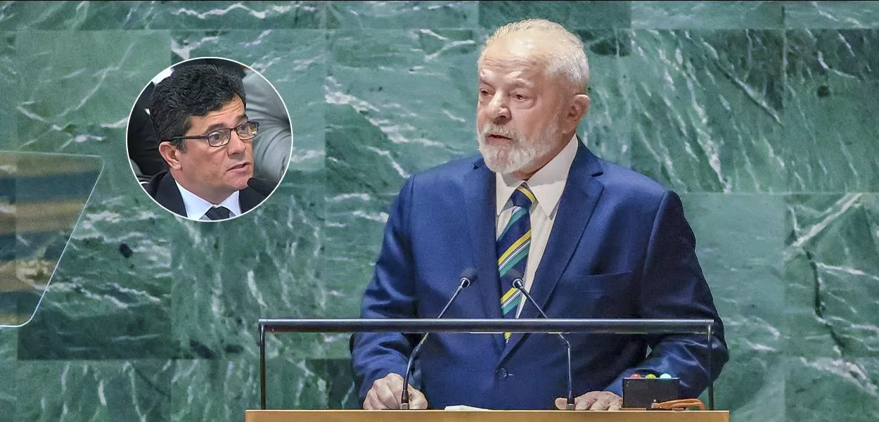 O estadista Luiz Inácio Lula da Silva e o ex-juiz suspeito Sergio Moro