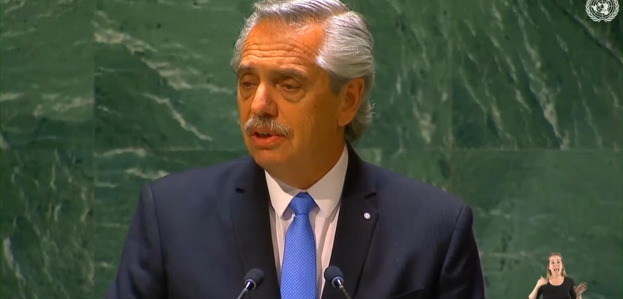 Alberto Fernández na ONU