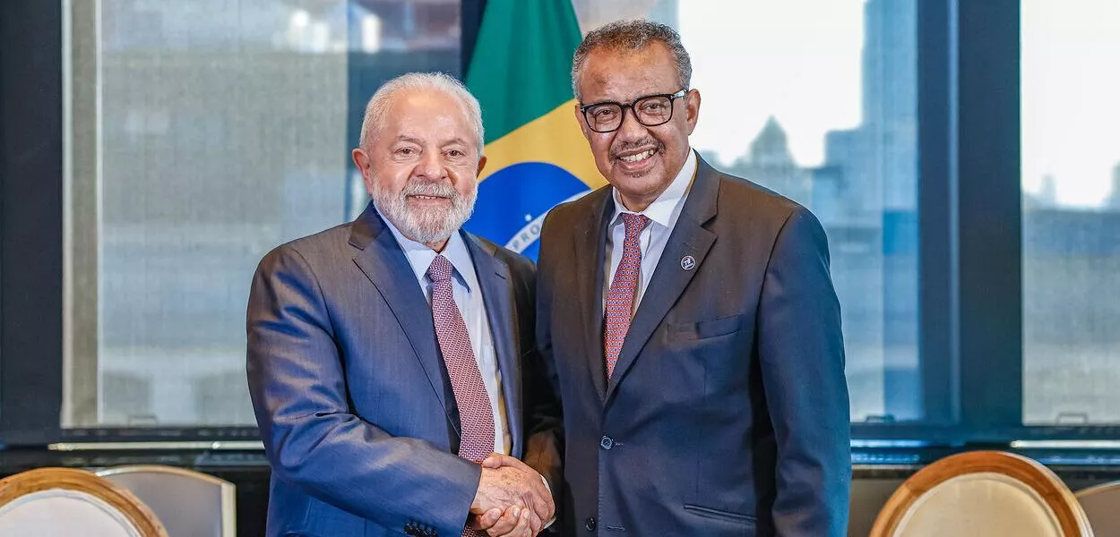 Lula e Tedros Adhanom Ghebreyesus